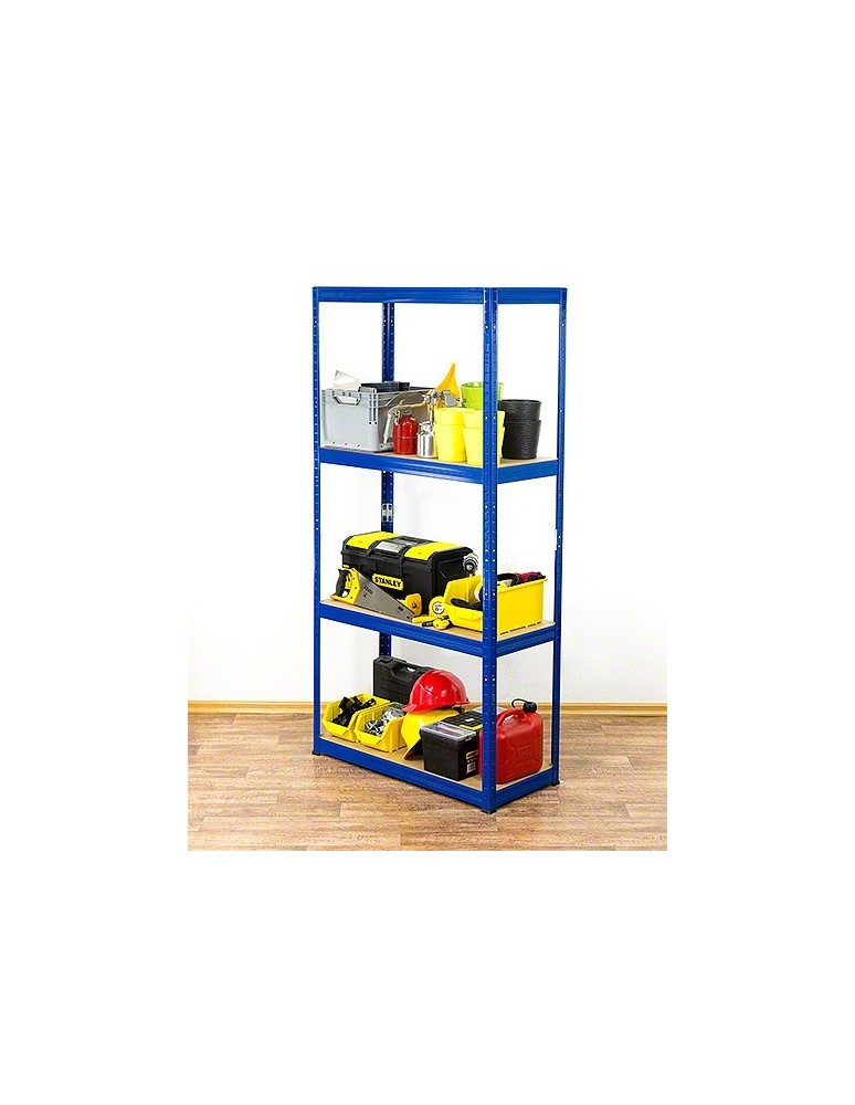 Regały - Regał Helios 180x120x40 cm 4 półki/275kg Czarno-Biały - product b2b.wamar.biz 28