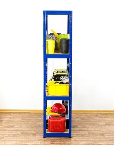 Regały - Regał Helios 180x120x40 cm 4 półki/275kg Czarno-Biały - product 29