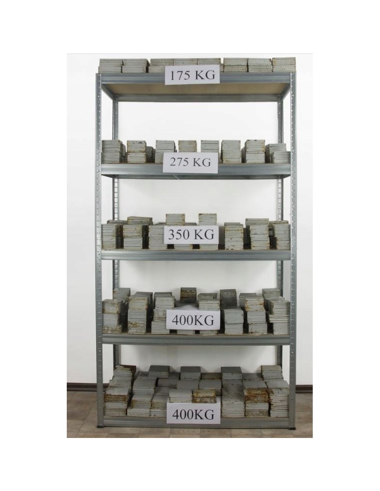 Regały Magazynowe - Regał metalowy HELIOS HNN 90x180x60 3x175kg - produkt b2b.wamar.biz 8