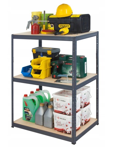 Regały Magazynowe - Regał metalowy HELIOS HNN 90x180x60 3x175kg - produkt 14