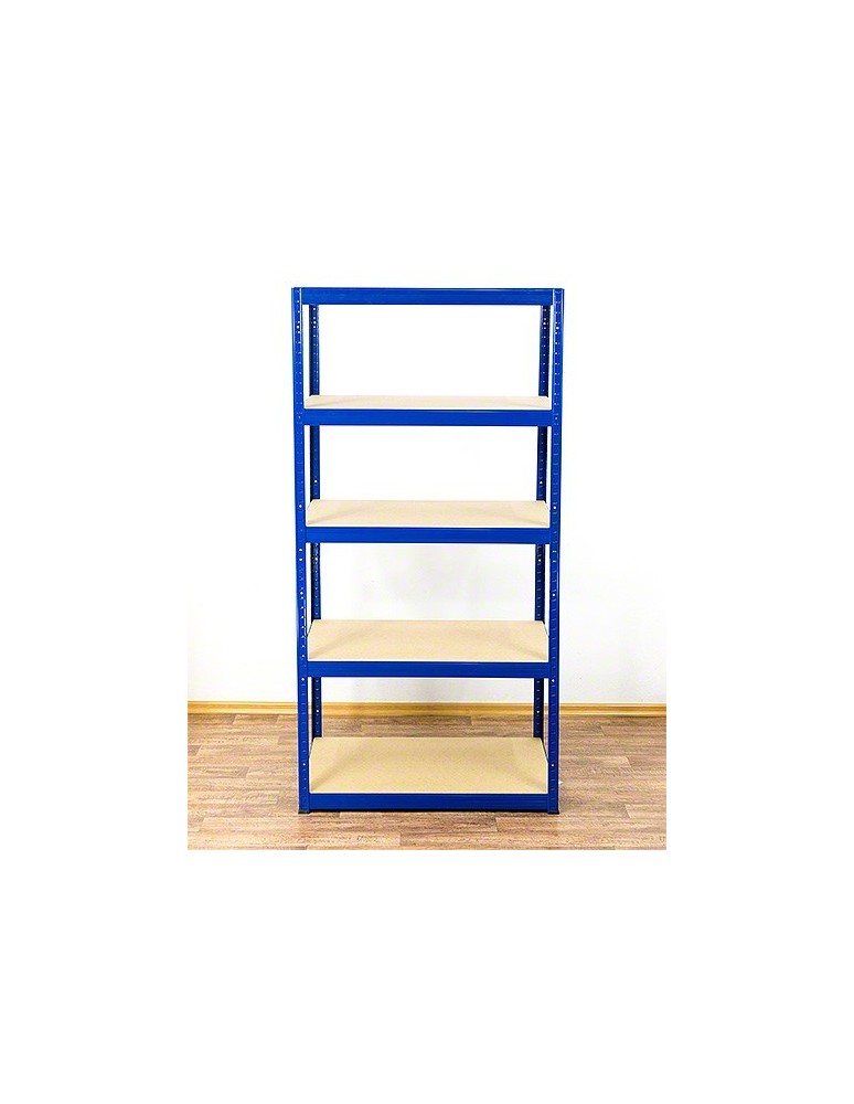 Magazynowe regały metalowe - Regał Helios 180x110x50 cm 5 półek/275kg Biało-Pomarańczowy - product b2b.wamar.biz 27