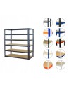 Regał metalowy regał magazynowy garażowy HELIOS premium 180x180x60 6x175kg