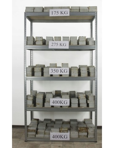 Helios Premium - Regał metalowy regał magazynowy garażowy HELIOS premium 180x150x50 4x275kg - produkt 7