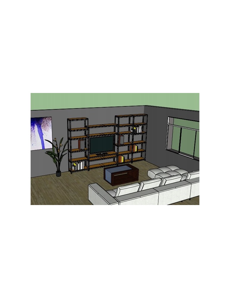 Regały Magazynowe - Płyta półka blat MDF regału HL HDF-6X585X435-HELIO - product b2b.wamar.biz 11