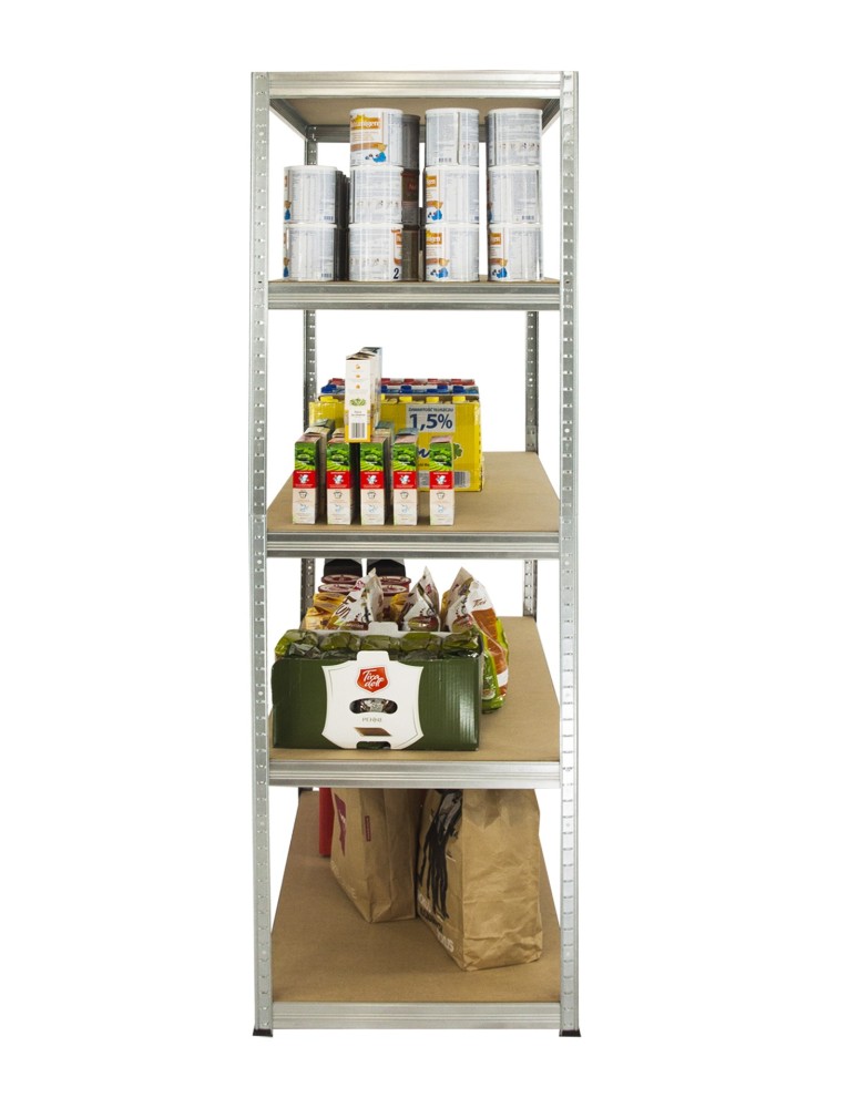 Regały Magazynowe - Regał Helios 180x120x50 cm 5 półek/275kg Ocynkowany - product b2b.wamar.biz 3