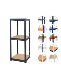 Regał metalowy regał magazynowy garażowy HELIOS premium 106x030x30 3 półki