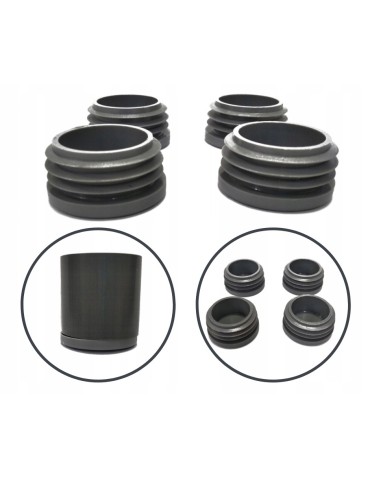 Stopka do regału zaślepka do nóg rurek stopki do regałów  JUPITER TYTAN 4x