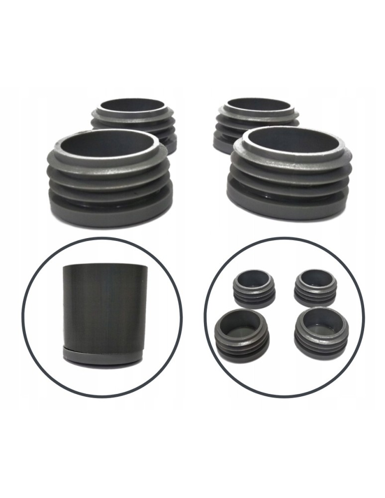 Regały z plastiku- tworzywa - Stopka do regału zaślepka do nóg rurek stopki do regałów  JUPITER TYTAN 4x - product b2b.wamar.biz 1