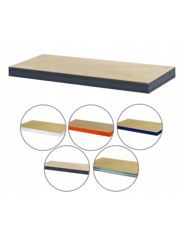 Półki do Regałów - Półka do regału metalowa półka grafit 120x45 regał metalowy HELIOS 275kg - product b2b.wamar.biz 1