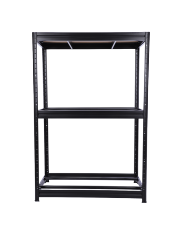 Regały - Regał na opony 177×120×60 cm/ 3 półki – Metalowy/ Czarny - product 11