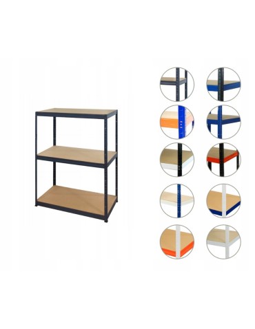 Regał metalowy regał magazynowy garażowy HELIOS premium 106x110x45 3x175kg