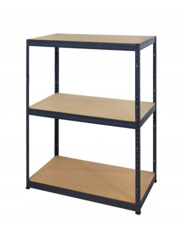 Helios Premium - Regał metalowy regał magazynowy garażowy HELIOS premium 90x090x40 3x400kg - product 3