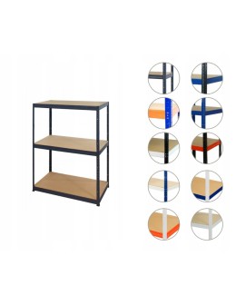 Regał metalowy regał magazynowy garażowy HELIOS premium 106x075x35 3x175kg