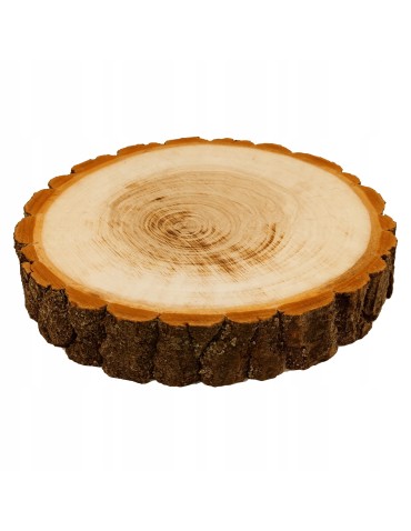 Plastry Okrągłe - PLASTER DREWNA 20-25 cm Z KORĄ krążek dewniany - produkt 4