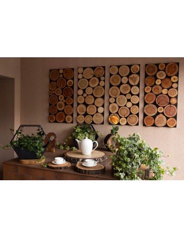 Plastry Okrągłe - PLASTER DREWNA TOPOLI BLAT NA STOLIK KAWOWY 145011 - product 6