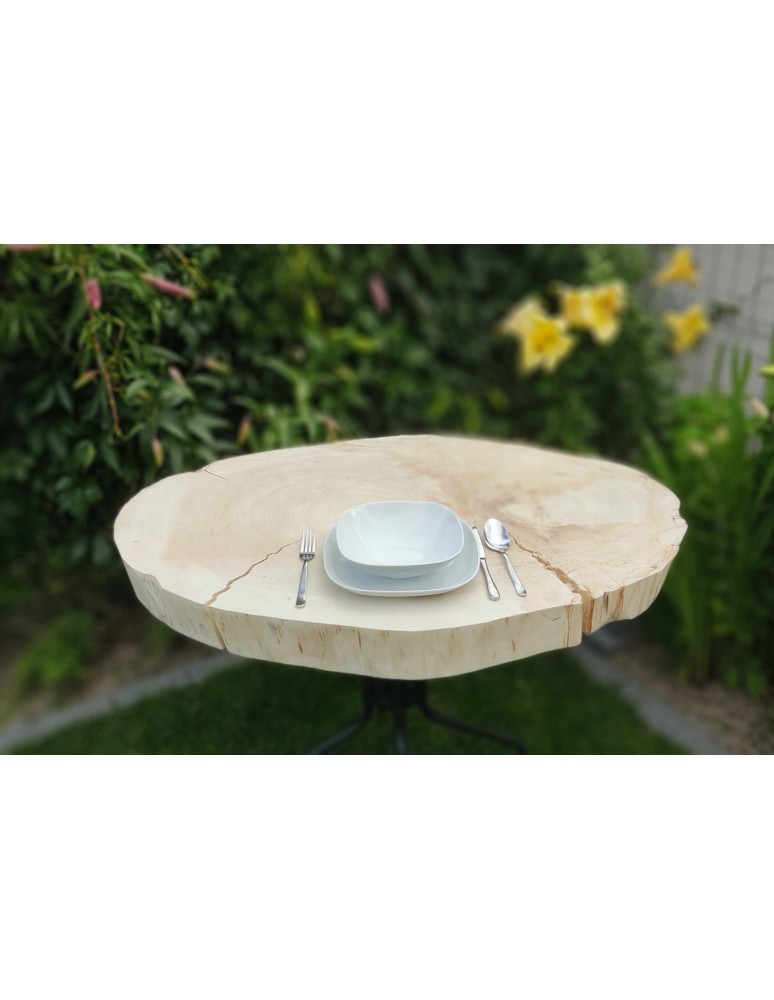 Plastry Okrągłe - PLASTER DREWNA TOPOLI BLAT UNIKAT 143337 - produkt b2b.wamar.biz 4