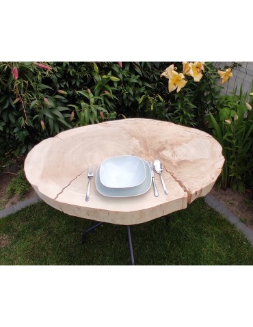 Plastry Okrągłe - PLASTER DREWNA TOPOLI BLAT UNIKAT 143337 - produkt 5