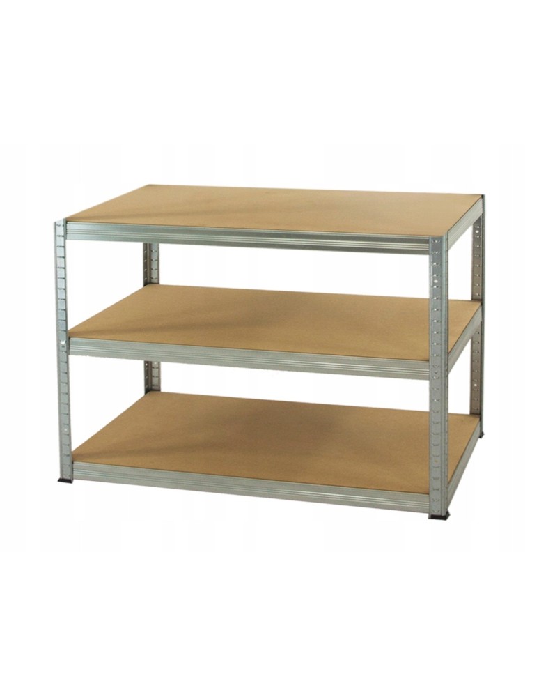 Regały Magazynowe - Regał metalowy ocynk regał magazynowy garażowy HELIOS 106x150x30 3x175kg - product b2b.wamar.biz 3
