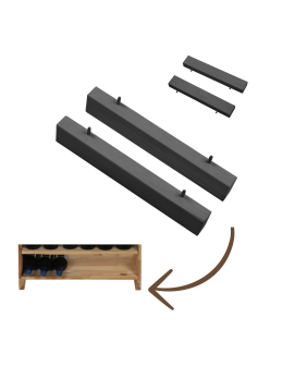 Podstawki pod regał na wino nóżki do regału podstawa nogi 2 sztuki KOMPLET