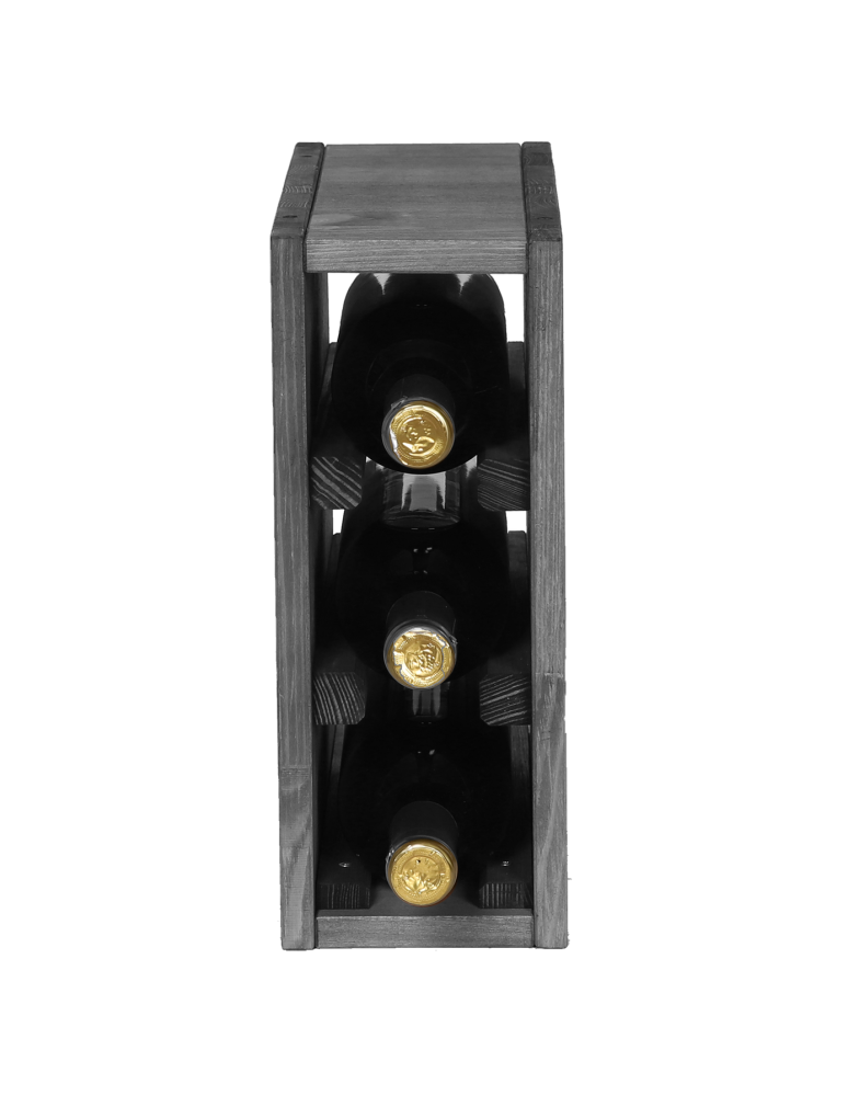 Skrzynkowe regały RW61 - Regał na wino modułowy stojak na wino szafka na butelki 3 butelki .:. - product b2b.wamar.biz 4