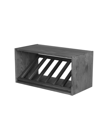 Skrzynkowe regały RW61 - Regał na wino modułowy stojak na wino szafka na butelki 5 butelek SKOŚNY - product 3