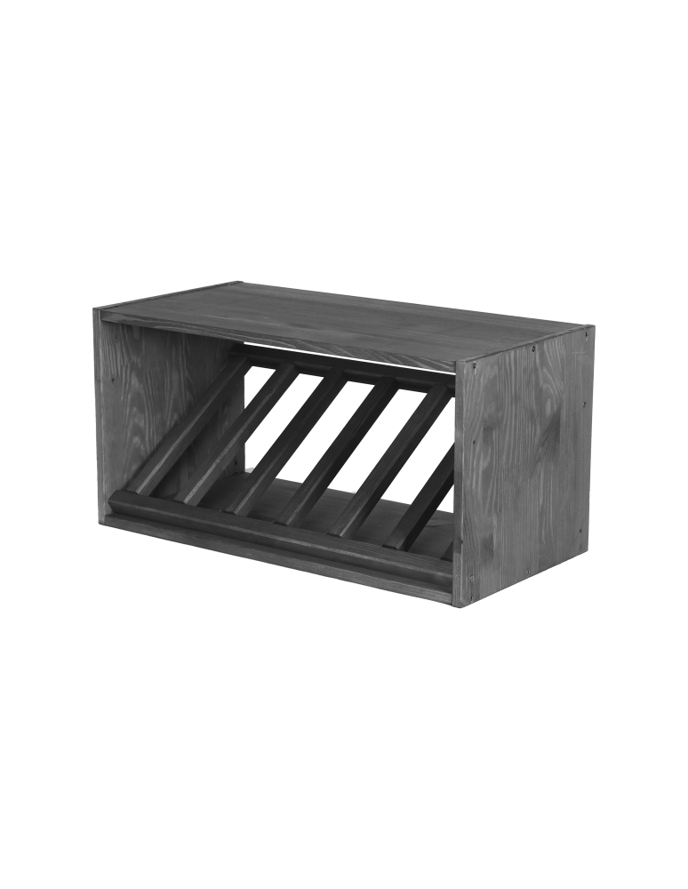 Skrzynkowe regały RW61 - Regał na wino modułowy stojak na wino szafka na butelki 5 butelek SKOŚNY - product b2b.wamar.biz 3