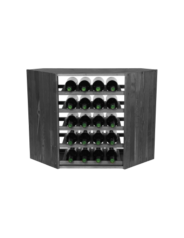 Skrzynkowe regały RW61 - Regał na wino narożny stojak na wino szafka na butelki 20 butelek DUŻY EKO - product 6