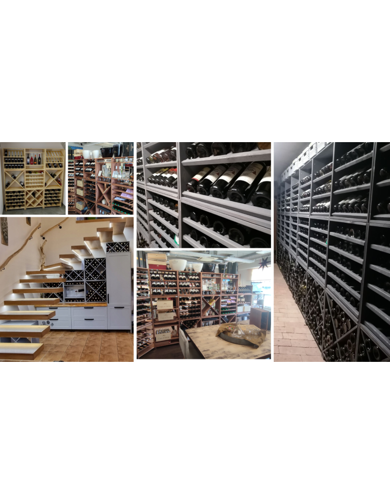 Skrzynkowe regały RW61 - Regał na wino narożny stojak na wino szafka na butelki 20 butelek DUŻY EKO - product b2b.wamar.biz 14