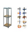 Regał metalowy ocynk regał magazynowy garażowy HELIOS 106X045X45 3półki