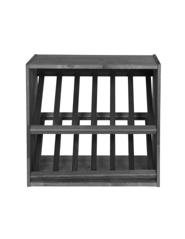 Skrzynkowe regały RW61 - Regał na wino stojak na wino szafka na butelki 12 butelek ukośne leżnie EKO - product 6