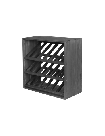 Skrzynkowe regały RW61 - Regał na wino stojak na wino szafka na butelki 18 butelek ukośne leżnie EKO - product 3