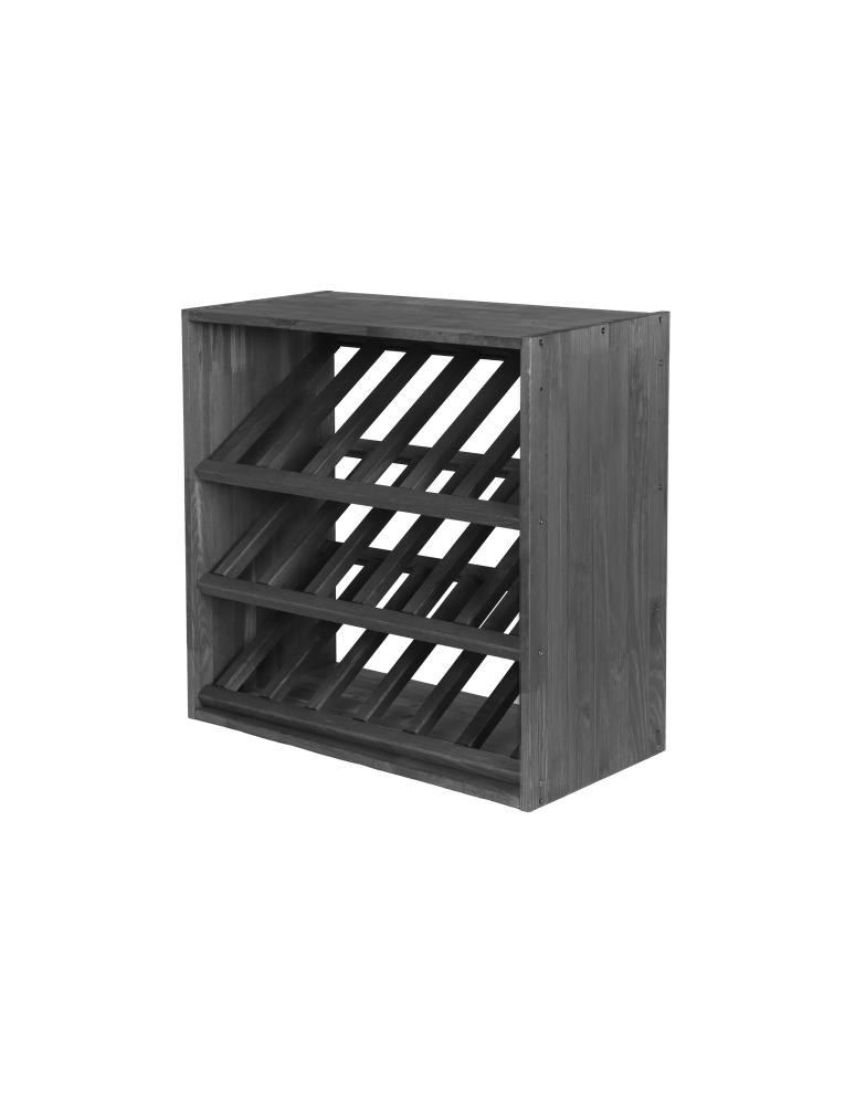 Skrzynkowe regały RW61 - Regał na wino stojak na wino szafka na butelki 18 butelek ukośne leżnie EKO - product b2b.wamar.biz 3