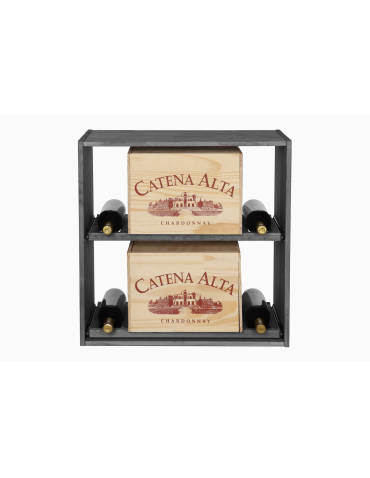 Regał na wino stojak na wino szafka na butelki 12 butelek WYSUWANE LEŻNIE - product 2