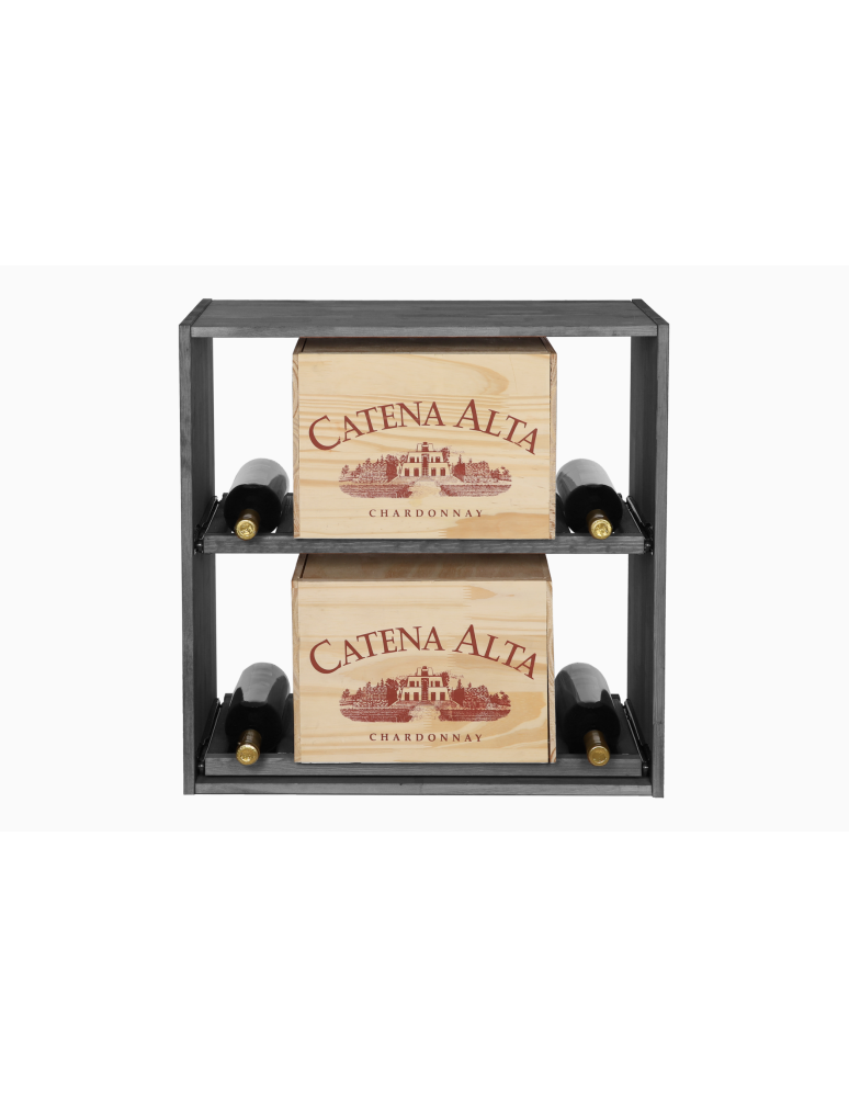 Skrzynkowe regały RW61 - Regał na wino stojak na wino szafka na butelki 12 butelek WYSUWANE LEŻNIE - product b2b.wamar.biz 2