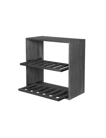 Skrzynkowe regały RW61 - Regał na wino stojak na wino szafka na butelki 12 butelek WYSUWANE LEŻNIE - product 3