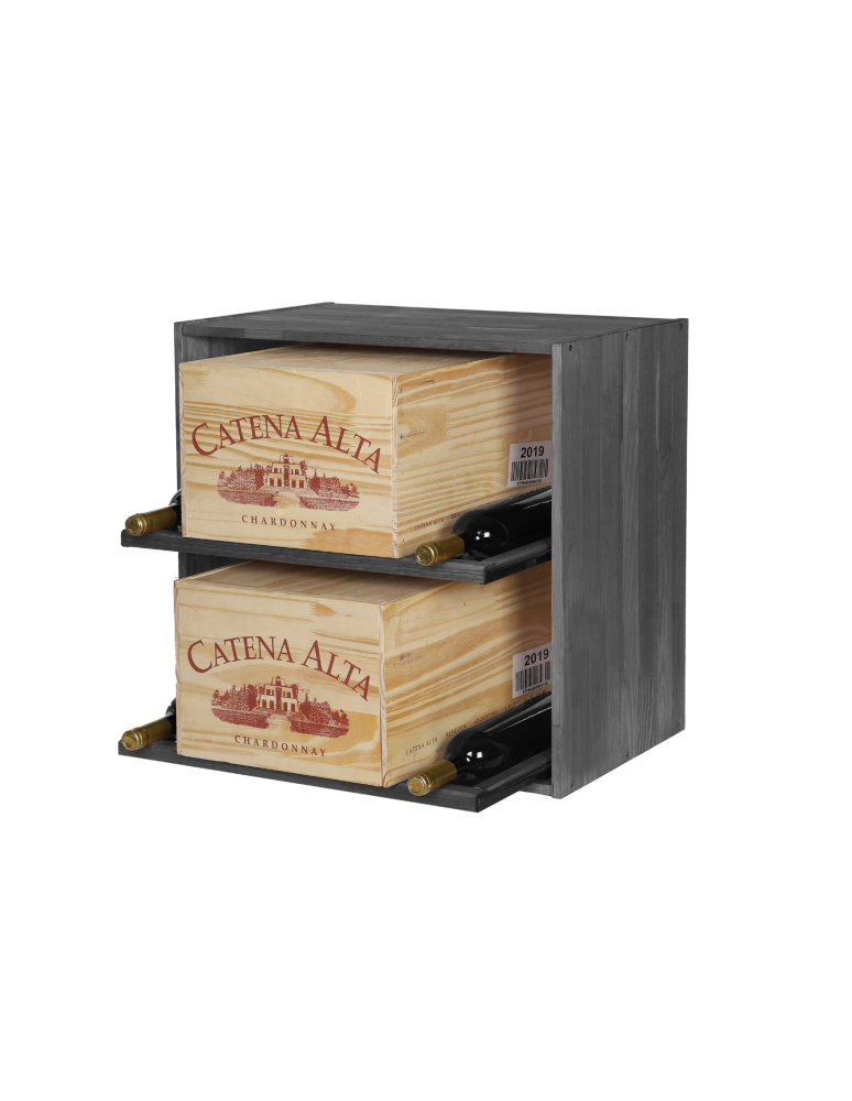 Skrzynkowe regały RW61 - Regał na wino stojak na wino szafka na butelki 12 butelek WYSUWANE LEŻNIE - product b2b.wamar.biz 6