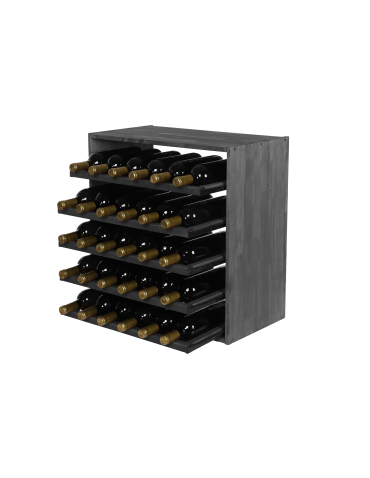Skrzynkowe regały RW61 - Regał na wino stojak na wino szafka na butelki 30 butelek WYSUWANE LEŻNIE - product 6