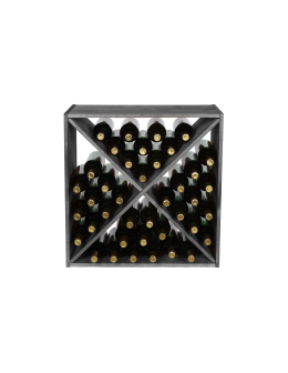 Regał na wino solidny stojak na wino szafka na butelki regał typu X POJEMNY - product 2