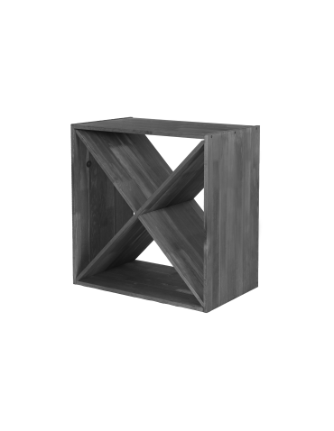 Skrzynkowe regały RW61 - Regał na wino solidny stojak na wino szafka na butelki regał typu X POJEMNY - product 3