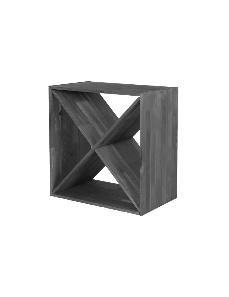 Skrzynkowe regały RW61 - Regał na wino solidny stojak na wino szafka na butelki regał typu X POJEMNY - product b2b.wamar.biz 3