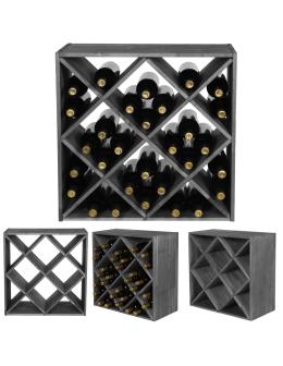 Regał na wino stojak na wino szafka na butelki regał typu 4X POJEMNY EKO