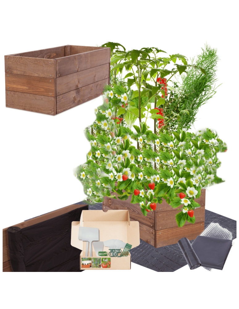 Uprawowe skrzynie ogrodowe- Warzywniaki- skrzynia do uprawy - Skrzynia na warzywa skrzynie na warzywniak inspekt donica grządka 27x93x30 - product b2b.wamar.biz 1