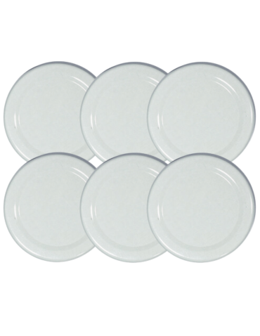 Zakrętki do słoików dekielki pokrywki nakrętki wieczka  53mm 6 szt WZÓR B - product 2