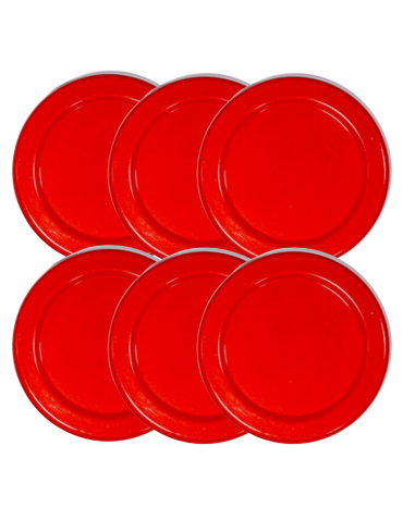 Zakrętki do słoików dekielki pokrywki nakrętki wieczka  53mm 6 szt WZÓR R - product 2