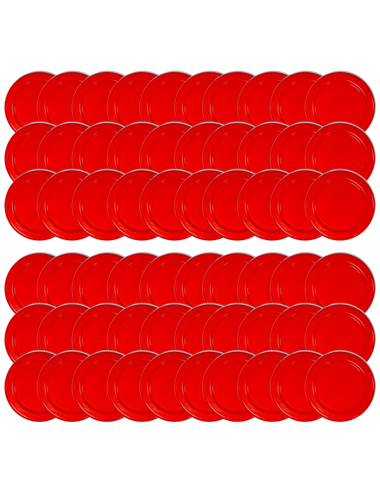 Słoiki i Dodatki - Zakrętki do słoików dekielki pokrywki nakrętki wieczka  53mm 60 szt WZÓR R - product b2b.wamar.biz 2