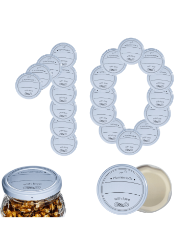 Zakrętki do słoików dekielki pokrywki nakrętki wieczka  66mm 10 szt WZÓR D