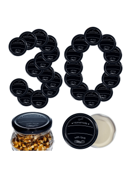 Zakrętki do słoików dekielki pokrywki nakrętki wieczka  66mm 30 szt WZÓR H