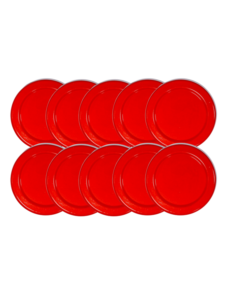 Słoiki i Dodatki - Zakrętki do słoików dekielki pokrywki nakrętki wieczka  66mm 10 szt WZÓR R - product b2b.wamar.biz 2