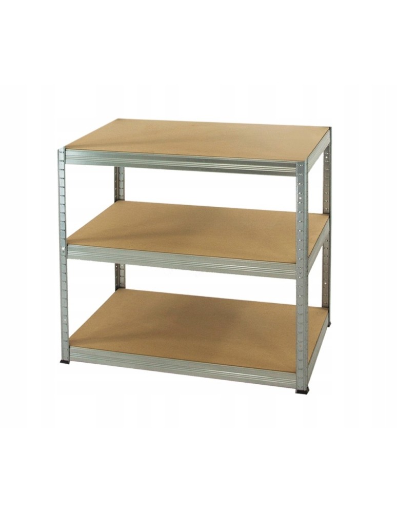 Regały Magazynowe - Regał metalowy ocynk regał magazynowy garażowy HELIOS 106x110x50 3x275kg - product b2b.wamar.biz 3