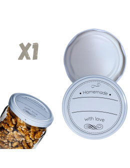 Zakrętka do słoika dekiel pokrywka nakrętka wieczko wieko 82mm 1 szt WZÓR D